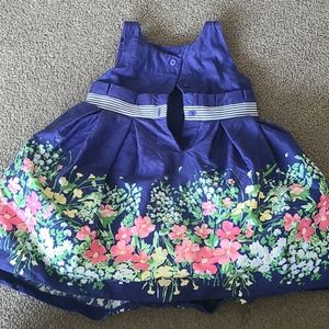 Janie and Jack 12-18 months; blue floral dress